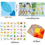 Baijiafu2 Origami Kiti 30/96 Sayfalar Origami Kağıt Zanaat Rehber Kitabı Diy Sanat Zanaat Projeleri Yeni Başlayanlar Için Malzemeler Çocuklar Çocuklar Erkek Kızlar Renk: 96 Sayfa (Yurt Dışından) - Renkli