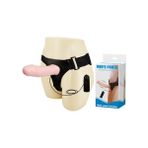Baile İçi Boş 17 cm Titreşimli Belden Bağlamalı Penis Vibratör Strapon