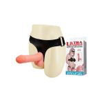 Baile İçi Dolu 18 cm Belden Bağlamalı Penis Realistik Protez Strapon