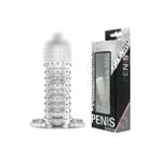 Baile Silikon Penis Kılıfı Uzatmalı Prezervatif Klitoris Temaslı Dildo