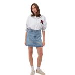 Bailey Classic Denim Gölgeli İndigo Mavisi Jean Etek 1310204-87098 Mavi-87098 L