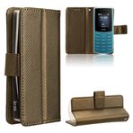 BAILI Nokia 105 2G 2023 için Cüzdan Kılıf, Nokia 105 2G 2023 ile Uyumlu Elmas Deri Telefon Kılıfı, Kredi Kartı Yuvaları ve Flip Stand, Diamond02