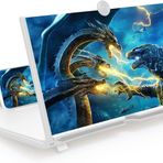 Bailonda 16 inç Beyaz 3D HD Cep Telefonu Ekran Büyütücüsü