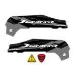 BAJAJ Dominar D250 AKSESUAR YAN 3D KABARTMALI GRİ DAMLA STİCKER