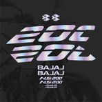 Bajaj Ns200 Sticker Hologram Set Motosiklet Etiket Modeli