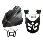 Bajaj Pulsar Ns200 2011-24 Siperlik Camı- Çanta Demiri (2 MM) Takımı