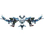Bajaj RS200 Monster Full Takım Sticker Etiket Modeli - 10 cm - Renkli