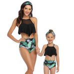 BAJIE Bikini Takım Aile Eşleşen Bikini Mayo Kadın Mayo Anne Kız Çocuk Mayo