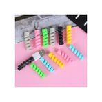 Bak Gel Al Fotoğraf Makinası Kablo Kırılma Önleyici Silikon 4 Lü Set, Kablo Koruyucu Spiral Renkli Set