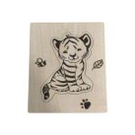 Bak Gel Al Kaplan Macerası Boyutları Keşfediyorum Puzzle Oyunu - Ahşap Desenli
