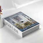 Bak Gel Al Kitap Görünümlü Dekoratif Kutu, Iskandinav Tarzı Kitap Şeklinde Saklama Kutusu, Ev Dekorasyonu, Modern Ev Dekorasyon