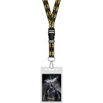 Bak Gel Al Lisanslı Batman Desenli Boyun Askı Ipi Kartlık Anahtarlık Telefon Tutucu Kopçalı Lanyard Siyah Sarı - Lisanslı Batman Tasarımlı
