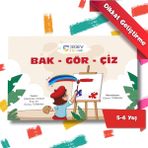 Bak - Gör - Çiz Resim Boyama Kitabı