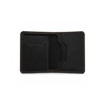 Bakani Leather Hakiki Deri Erkek Cüzdan Siyah El Yapımı Slim Kartlık İnce Tasarım Minimal Cüzdan Kartlık