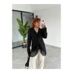Bak'ap Premium Tred Dantel Detaylı Blazer Ceket