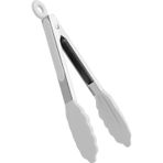 Baker Home Beyaz Silikon Uçlu Mutfak Maşası - 23 cm, Asma kilit sistemli paslanmaz çelik sap, Kolay Kavrama, Mangal, Salata, Makarna, Barbekü, Kamp için Uygun