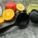 Baker Home Döküm Limon Sıkacağı Limon Presi Büyük Boy 24cm, Siyah Metal Limon Sıkacağı, Döküm Naranciye Sıkacağı