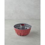 Baker’s Choice Karbon Çelik Klasik Borulu Kek Kalıbı 23 x 12 cm Kırmızı