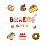 Bakery Cutie: 39 Simple of cupcakes, cookies, cakes, and more. Bold and Easy Designs
