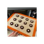 bakgelal Yapışmaz Silikon Pişirme Matı 30x40 cm, Isıya Dayanıklı Hamur Açma ve Pişirme Halısı