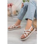 Bakgiy BG1014-123-0001 Beyaz Kadın Sandalet