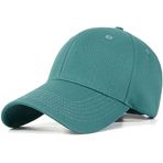 Bakicey Beyzbol kepi, üniseks, dış mekan, beyzbol şapkası, pamuk, beyzbol şapkası, yetişkin, gündelik, saf renk, beyzbol şapkası, ayarlanabilir atletik, beyzbol şapkası, kadın, erkek, zümrüt, 56-58