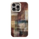 Bakicey iPhone 11 ile uyumlu, retro tarz ızgara bulaşmış siyah kedi güzel parlak PC leopar desenli koruyucu kılıf çizilmeye karşı dayanıklı kılıf kapak iPhone 11 için, yeşil ızgara