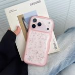 Bakicey iPhone 14 Plus (6,7 inç) için cep telefonu kılıfı, parıltılı kılıf, şeffaf, dalgalar, kıvırcık, parlak yıldızlar, desenli, yumuşak TPU koruyucu kılıf, hafif, darbeye dayanıklı, kadınlar ve
