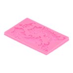 Bakin Olds Mutfak Oque Şile Eski Sall Er Dantel Avrupa Ağacı Yaprağı Rölyef Fondan Bakin Kek Clate Dekorasyon (PINK)