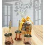 Bakır Cezve Seti - 3 Lü Set