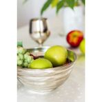Bakır Concept Bakır Salata Kasesi Dilimli Model Gümüş Renk