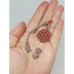Bakır El İşi Kazaz Püskül & 2 Habbeli Takım (55980)