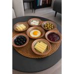 Bakır Kahvaltılık 6 Lı Çerezlik Sunumluk 12.5 cm Meze Tabağı