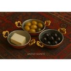 Bakır Mini Kahvaltılık ve Meze Tabağı 12CM, Şık ve Dayanıklı Tasarım - Seçenek 1
