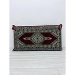 Bakırözü Home Bordo Yahyalı Modeli Şark Köşesi Takımı Sırt Dayama Yastığı Pamuk Polyester 42 x 92 x 10 cm Çift Taraflı Dikdörtgen