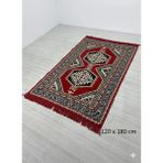 Bakırözü Home Pamuk Polyester Karışımlı Otantik Şark Köşesi Kilimi - Yahyalı Kırmızı Modeli Yıkanabilir Kilim - 60 x 90 cm