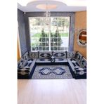 BAKIRÖZÜ HOME Şark Köşesi Takımı (20 CM MİNDER KALINLIĞI) Lacivert Yahyalı Modeli 15 Parça
