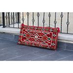 Bakırözü Home Şark Köşesi Takımı Sırt Dayama Yastığı Anadolu Kırmızı Modeli (Sünger Dahil) 40 x 90 x 10 cm