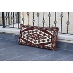 Bakırözü Home Şark Köşesi Takımı Sırt Dayama Yastığı Yörük Kahve Modeli (Sünger Dahil) 40 x 90 x 10 cm - Kahverengi