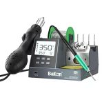 Bakon Bk602 Pro İntelligent Isı Ayarlı 2 İn 1 Havya İstasyonu