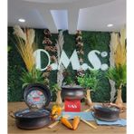 BAKRAÇ - 3044 - 7 Parça, Biogranit, İndüksiyonlu, Tencere Seti, Siyah - Gümüş Gövde, Platin Detay