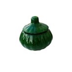 Bal Kabağı Saklama Kabı - Şekerlik - Sunumluk - Koyu Yeşil