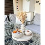 Bal Kabaklı Mum Seti - Krem