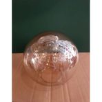 Bal Renk Glop Cam - Avize Fanusu - 15 Cm Çap - E27 Ampul Uyumlu