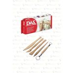 BAL SANAT Das Beyaz Seramik Kili 500 Gr+modelaj Kalemi