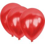 Bal10 Dünyası 12 Inç Metalik Kırmızı Balon 30'lu