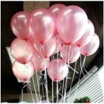 Bal10 Dünyası 12 Inç Metalik Pembe Balon 20'li