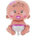 Bal10 Dünyası Cinsiyet Belirleme Bebek Pembe Folyo Balon 80 cm