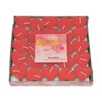 Bal10 Dünyası Kalp Şekilli Tealight Mum 25 Adet, Dekoratif Mum, Romantik Ortam Mumu - Kırmızı - 1 Adet