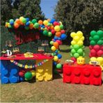 Bal10 Dünyası Rengarenk Balon Zincir Seti 70 Adet + 5 Mt. Balon Zinciri